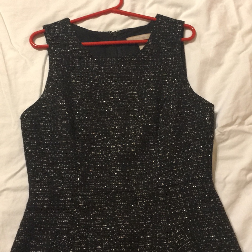 Black and gold Banana Republic dress